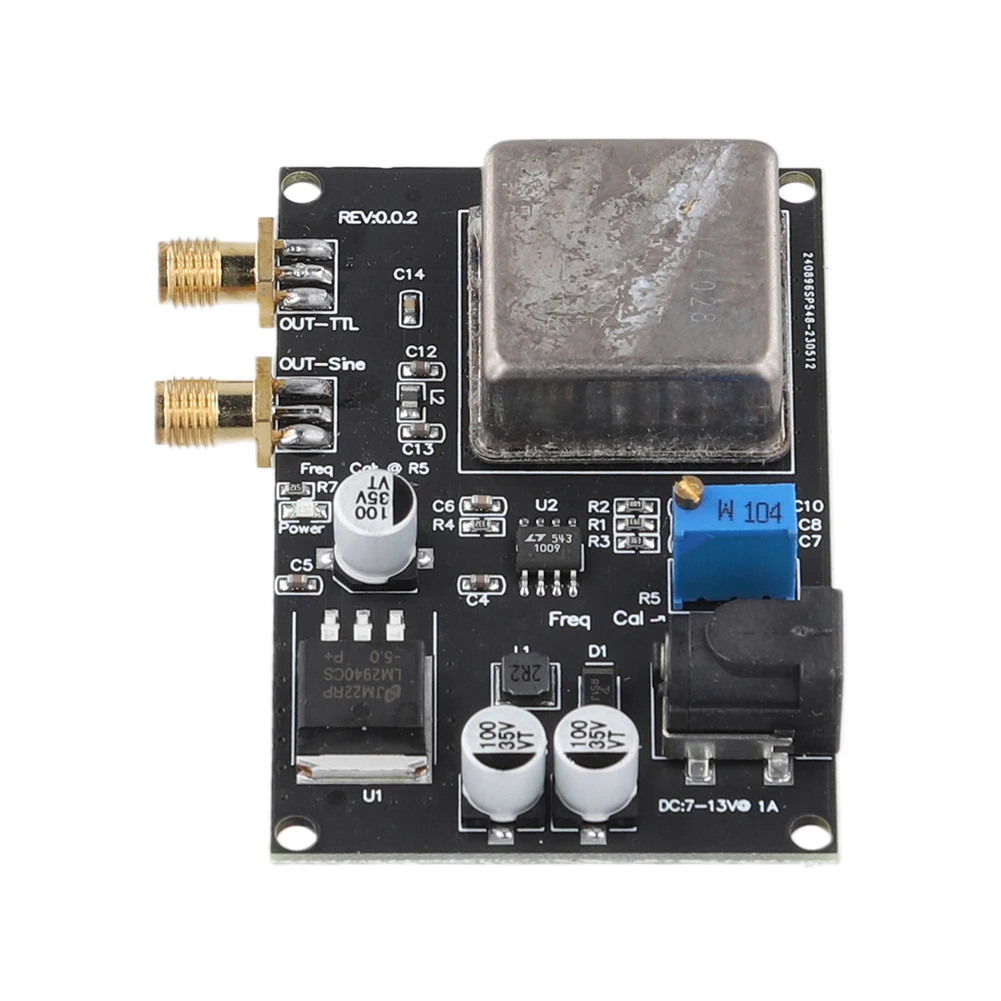 OCXO-10MHz Frequency Reference Module OCXO Frequency Reference Board High Stability Frequency Reference Source Sine Square Wave