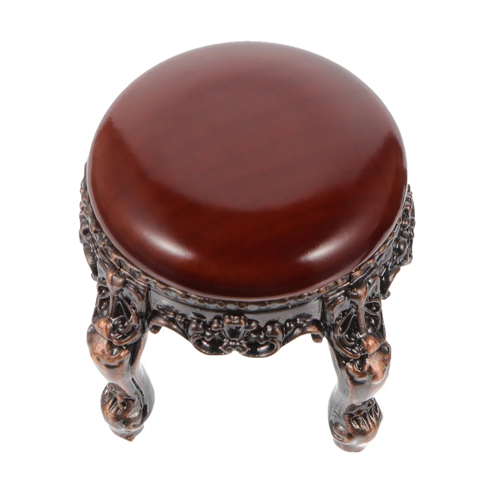 

1pc Mini Furniture Decoration Miniature Stool Model Crafts House Adornment mini stool figurine miniature stool figure