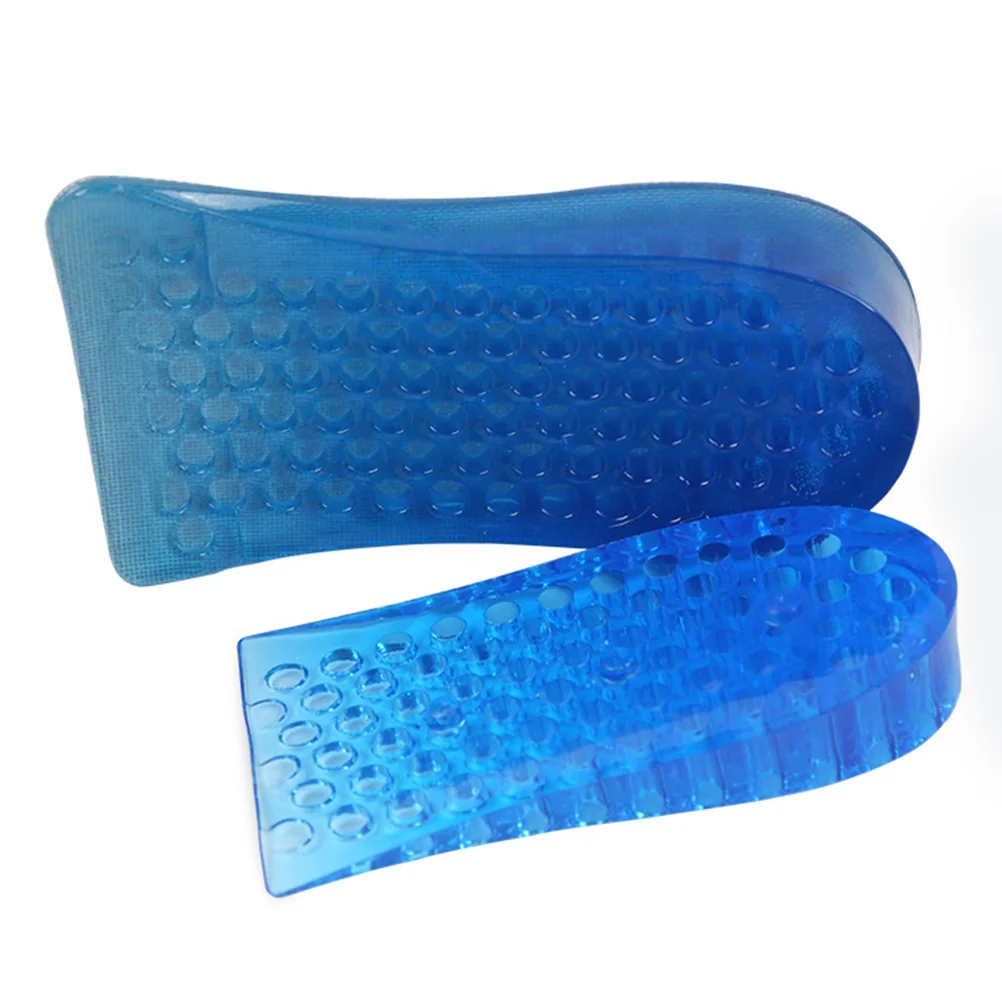 

Height Increasing Insoles Lift Inserts Cushion Heel Pads Comfort Anti Slip Durable Silicone Invisible Suitable Boots Shoes