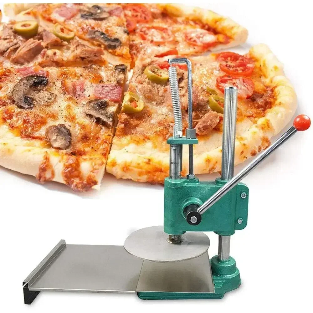 Stainless Steel Manual Dough Press Machine Household Pizza Pastry Dough Maker for Home Kitchen Commercial Baking Use
