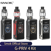 Original SMOK G-PRIV 4 Kit 230W PRIV 4 Mod Vape With 6.5ml TFV18 Mini Tank Fit V18 Mini Mesh Coil Electronic Cigarette Vaporizer