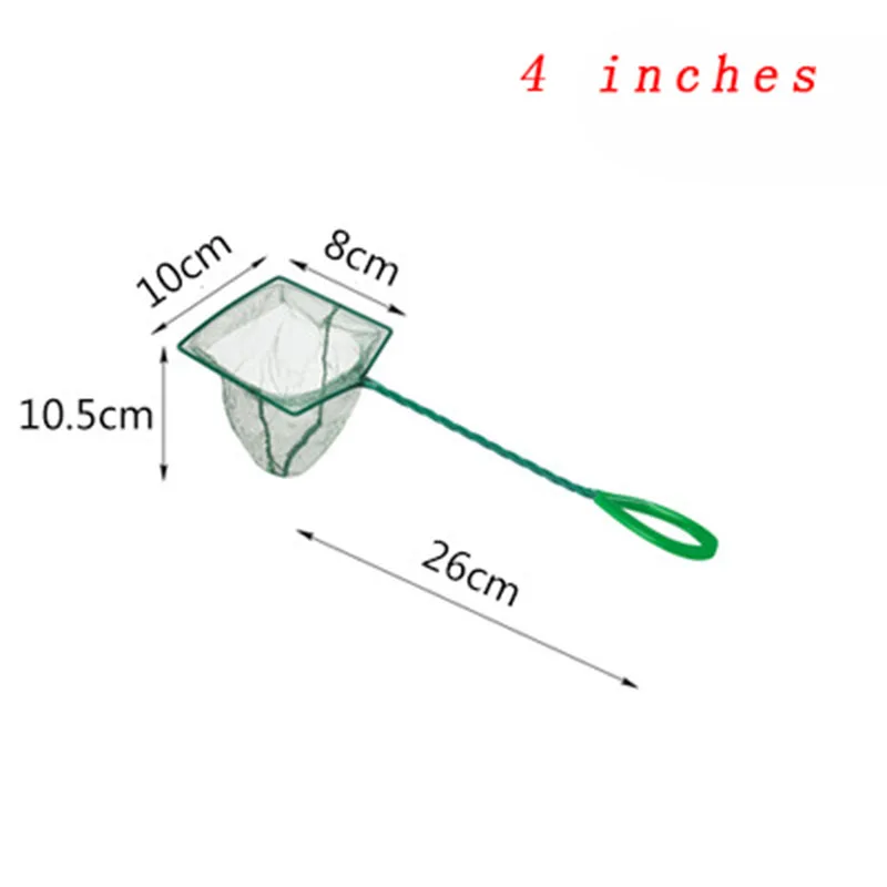 Tragbare 3-12 Zoll Fisch Net Langen Griff Platz Aquarium Zubehör Pfau Garnelen Net Fischernetz Aquarium CleaToolsning – Detail 10