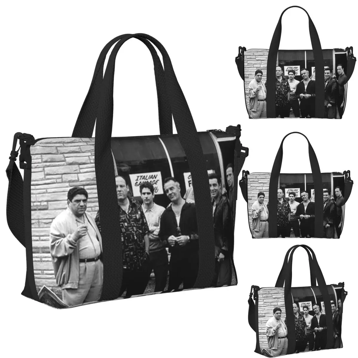 

Семейная пляжная дорожная сумка Sopranos, большая вместительная сумка для спортзала, спортивная женская дорожная сумка для покупок