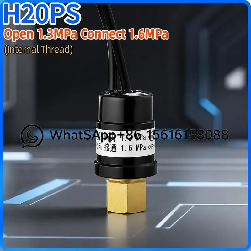 Original Shanghai Junle H20PS Pressure Switch Controller 1.3MPa Off 1.6MPa On Air Conditioner Compressor Pressure Control