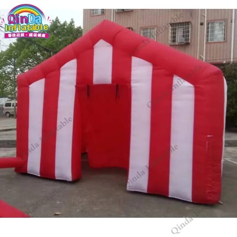 4*4*3M Inflatable Colorful Bouncer House, Inflatable Christmas Booth Tent For Promotion