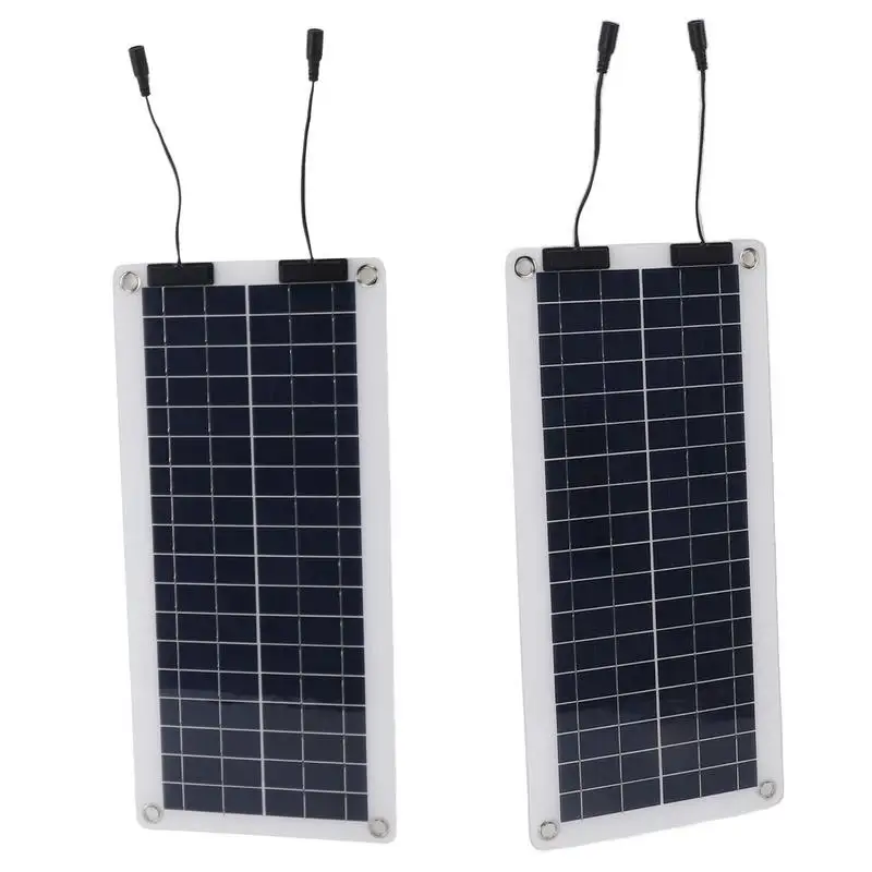 เครื่องชาร์จแบตเตอรี่รถยนต์พลังงานแสงอาทิตย์ 100W Trickle แบตเตอรี่ Keeper DUAL OUTPUT แผงพลังงานแสงอาทิตย์ Power Maintenance สําหรับ 12 V-24 V รถ Marine