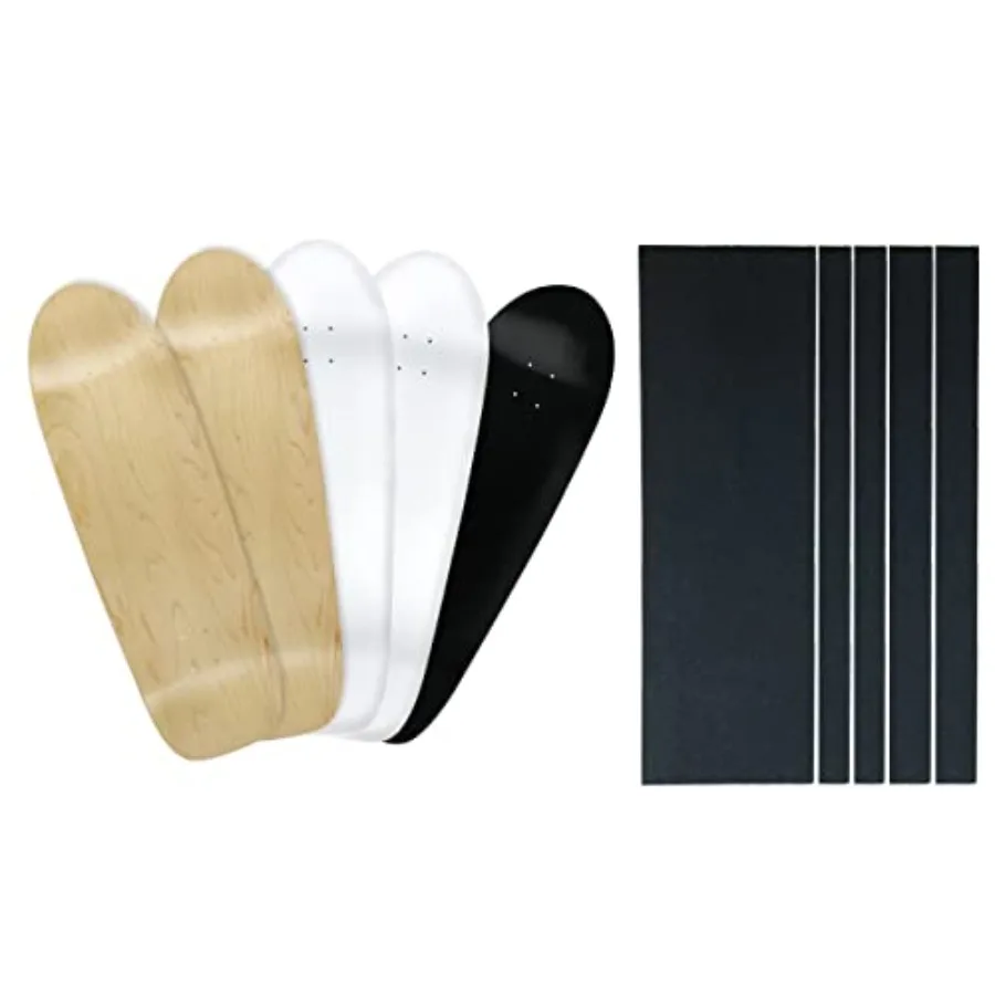 

Moose Skateboards Old School 33 5-Pack Blank Skateboard Decks - 3 Deck Colors