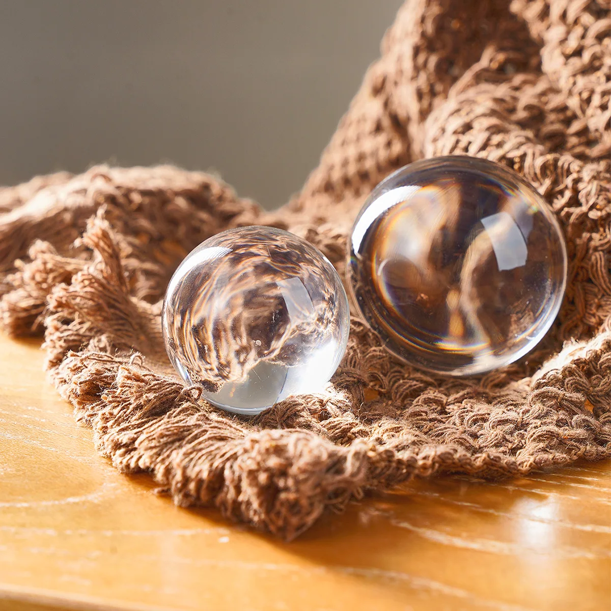 1PC, simple transparent crystal ball decorative item, transparent crystal glass ball decorative item