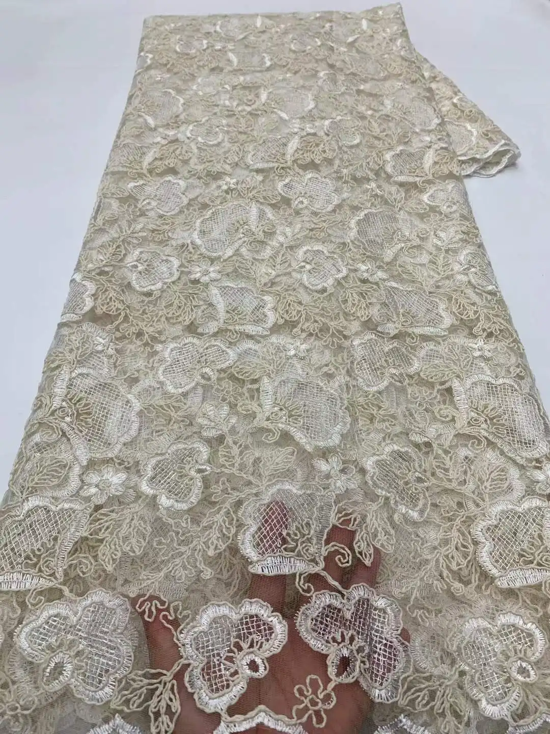 Африканская водорастворимая кружевная ткань с блестками, 2021, высокое качество, нигерийский гипюровый шнур, кружевная ткань для женщин, свадебные платья