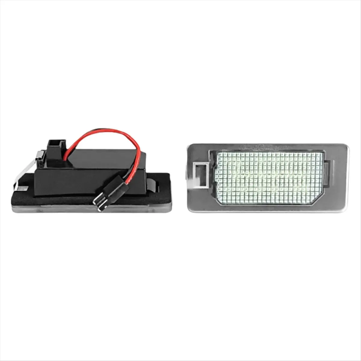 NCSMT Car Rear License Number Plate Lamp for Fiat 500X 2014-2019 LED License Plate Light Assembly