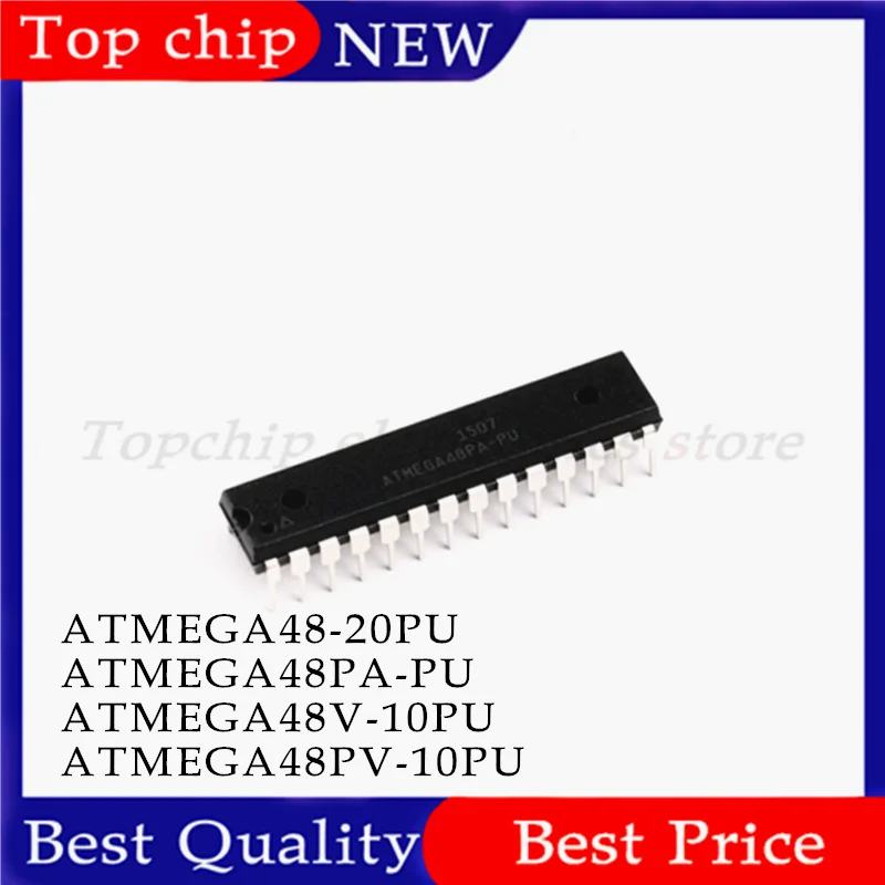 1pcs ATMEGA48V-10PU ATMEGA48V ATMEGA48-20PU ATMEGA48 ATMEGA48PA-PU ATMEGA48PA ATMEGA48PV-10PU DIP-28