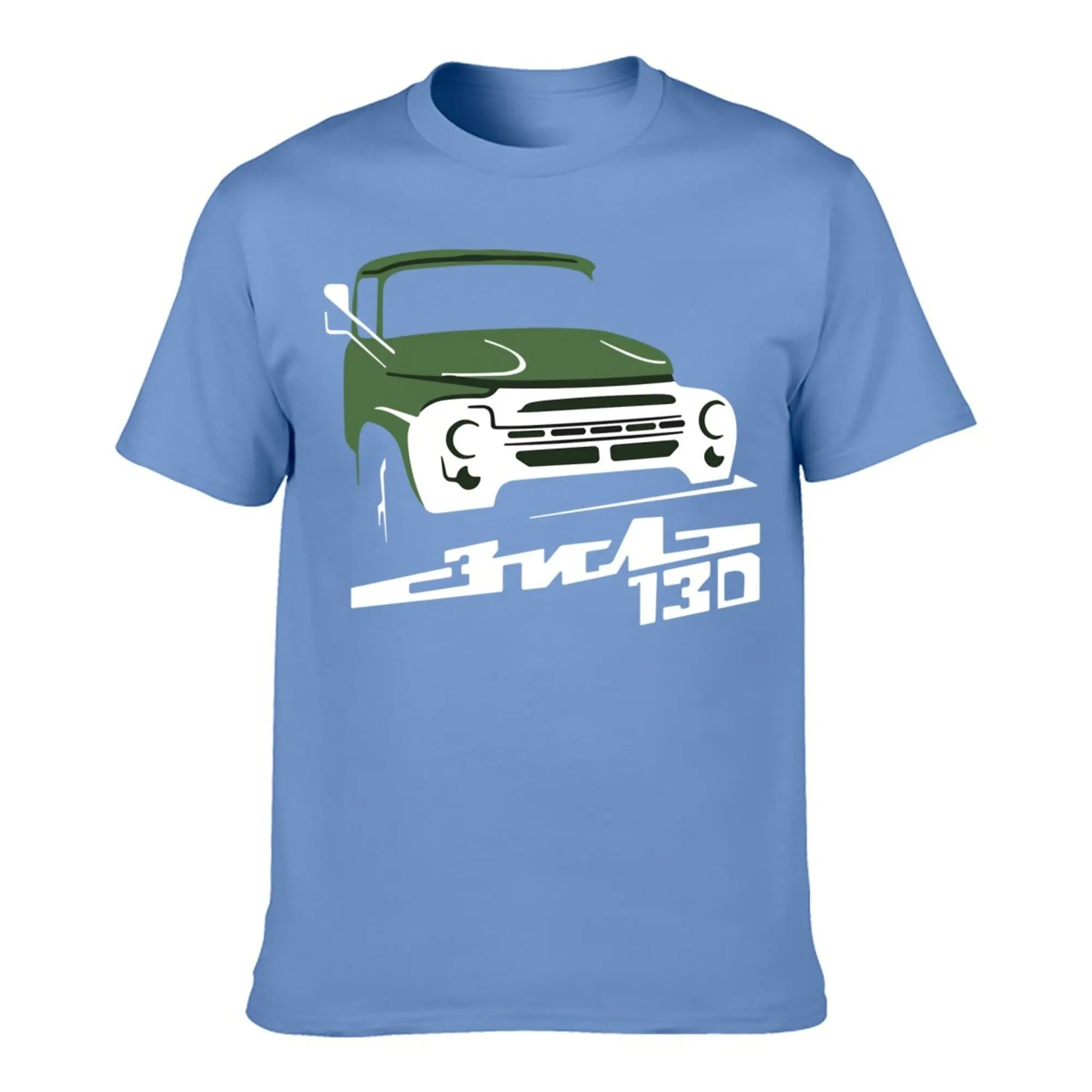 T-Shirt for Zil 130 Ussr Retro Truck Fans Fashion Top tee T Shirt Short Sleeve Cotton Men\'s Crew Neck Printed Tee