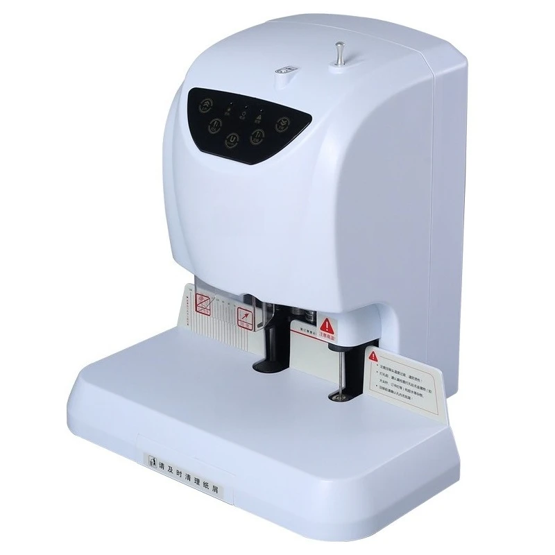 Financial binding machine Electric file bill ledger punching machine