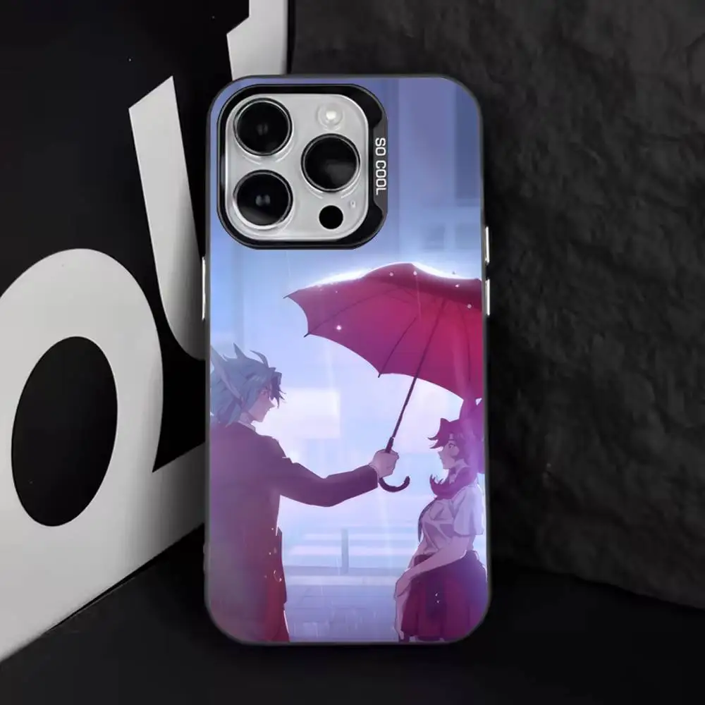 حافظة هاتف X-Xayahs وR-Rakans لهاتف iPhone 17,16,15,14,13,12,11,Pro,Max,Plus,E,Air,Mini Black Tpu