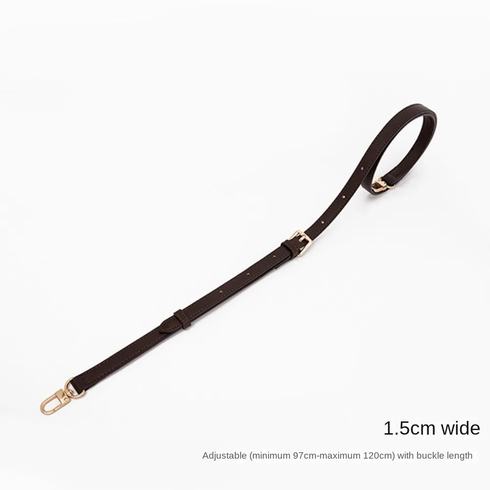Correa de bolso ajustable de cuero PU sin perforaciones LV Speedy - imagen 4