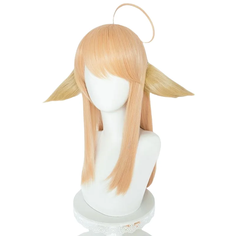 لا حاجة للتشذيب Fox Demon Little Matchmaker Tushan Red Red COSWig Tushan Susu شبكة وردية مع أذنين #3