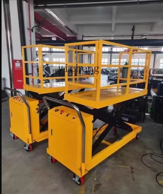 

Electric Hydraulic Lifting Platform Truck Elevated Scissor Mobile Small Lifting Transport Truck