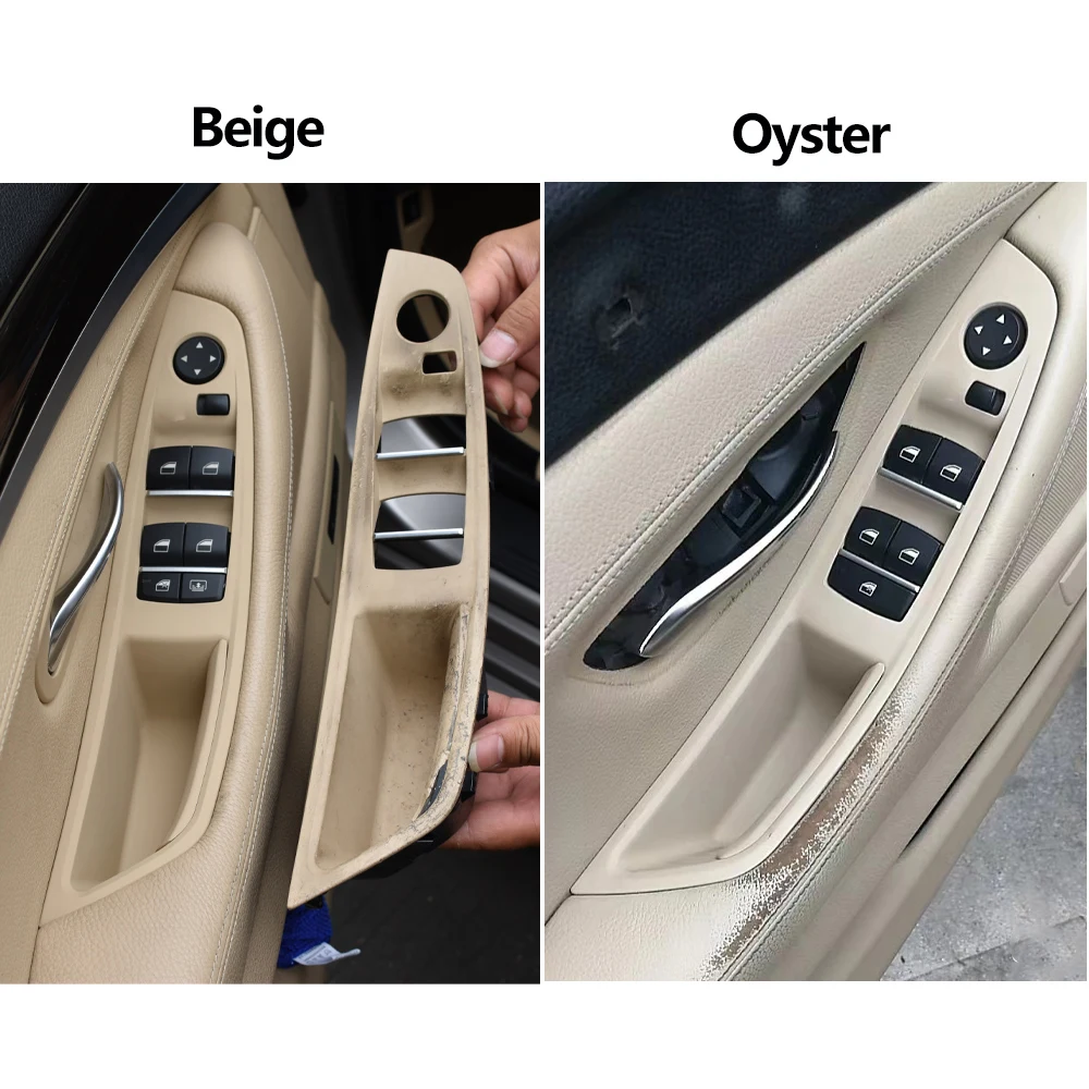 Interior Window Lift Button Switch Door Handle Cover Armrest Door Pull Handle Panel for BMW 5 Series F10 F11 520 523 525 528 530