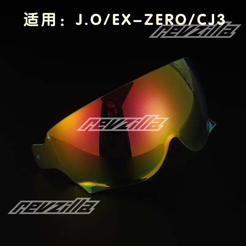 JO EX-ZERO Helmets Visor Motorcycle Helmet Lens Visor Half Helmet Retro Helmet Lens for SHOEI JO/EX-ZERO CJ-3