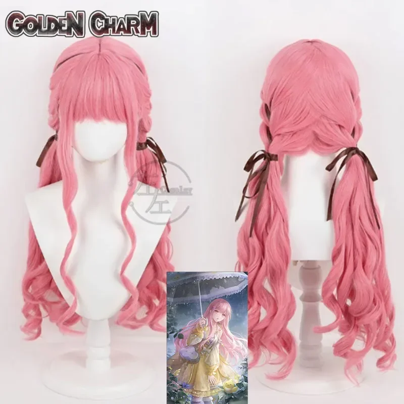 

Бесконечность Никки, парик для косплея, двойной хвост, розовый синтетический реквизит для волос, милые женщины и девушки, вечеринка на Хэллоуин, ролевая игра, дизайн персонажа