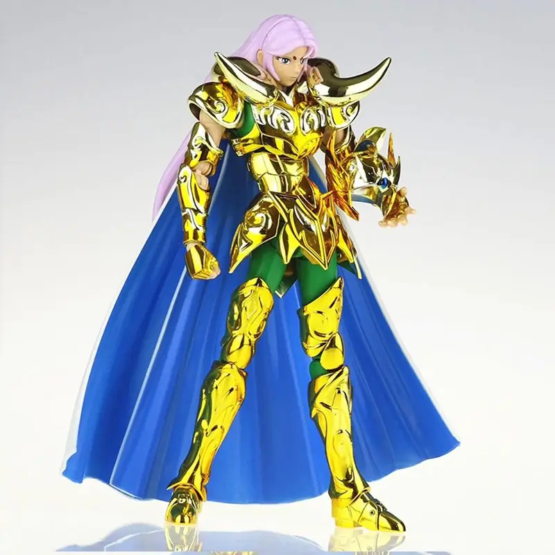 CS Model Saint Seiya Figure Myth Cloth EX Aries Mu with Shion Head Grand Pope Knights of The Zodiac Action Figures Ornament Toys