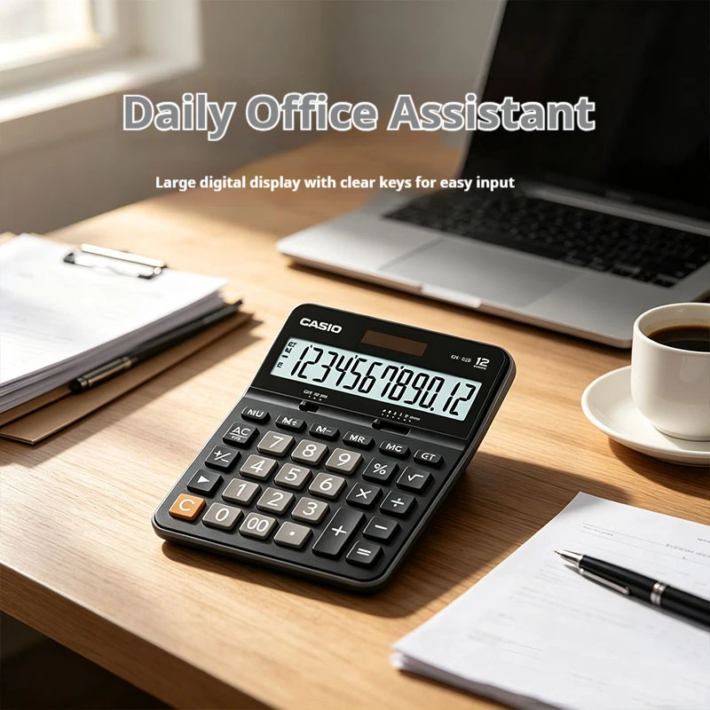 Casio AX-120B/DH-12/GX-120B Business Oversized Screen Calculator for Bank Counter Office Use. Large Font Is Clear. view 2