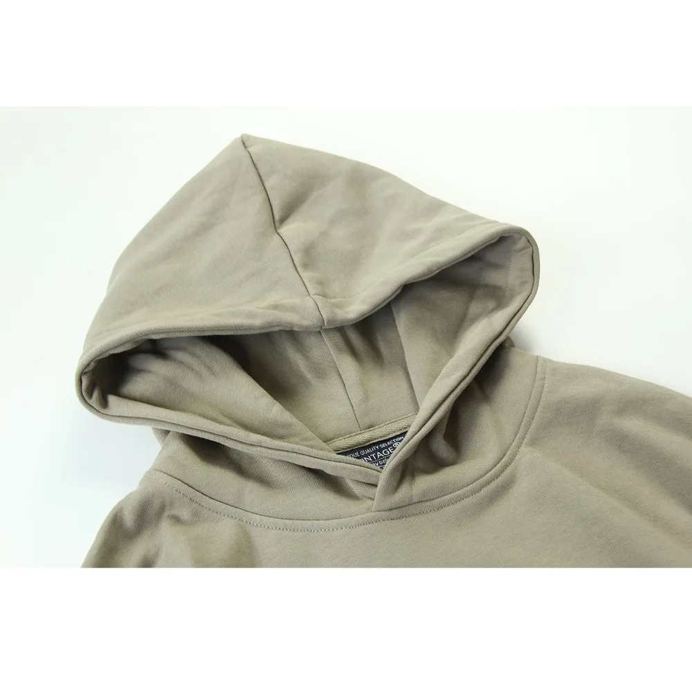 سترة بغطاء للرأس محبوكة باللون الكاكي من ريترو عامي للرجال، بلوفر فضفاض كاجوال بطبقات داخلية