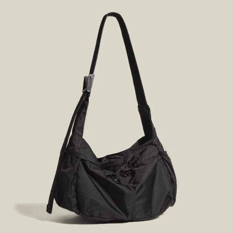 

Large-capacity Commuter Bags Casual Shoulder Nylon Tote Bag Men's Anti-splashing Sports Messenger Crossbody Bags for Women