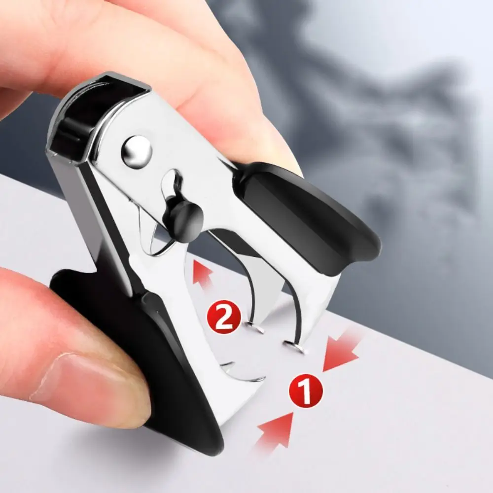 Labor Saving Staple Remover With Safe Lock Portable Nail Out Extractor Puller Binding Supplies Stapler Removal Tool