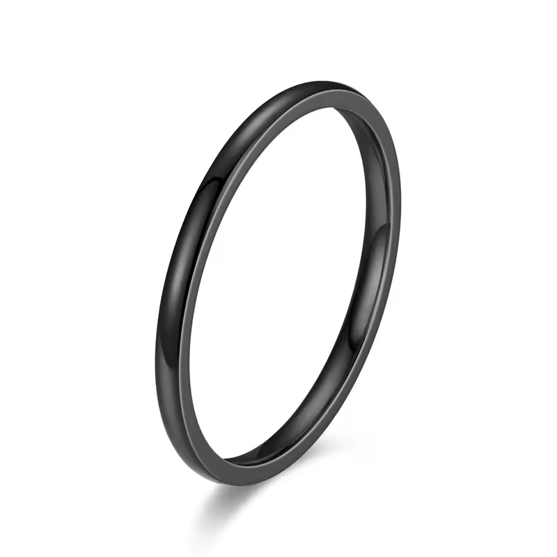Fashion Charm Jewelry Ring for Men Women Stainless Steel Black Rings Wedding Engagement High Quality Matte Male Accessory - Image 13