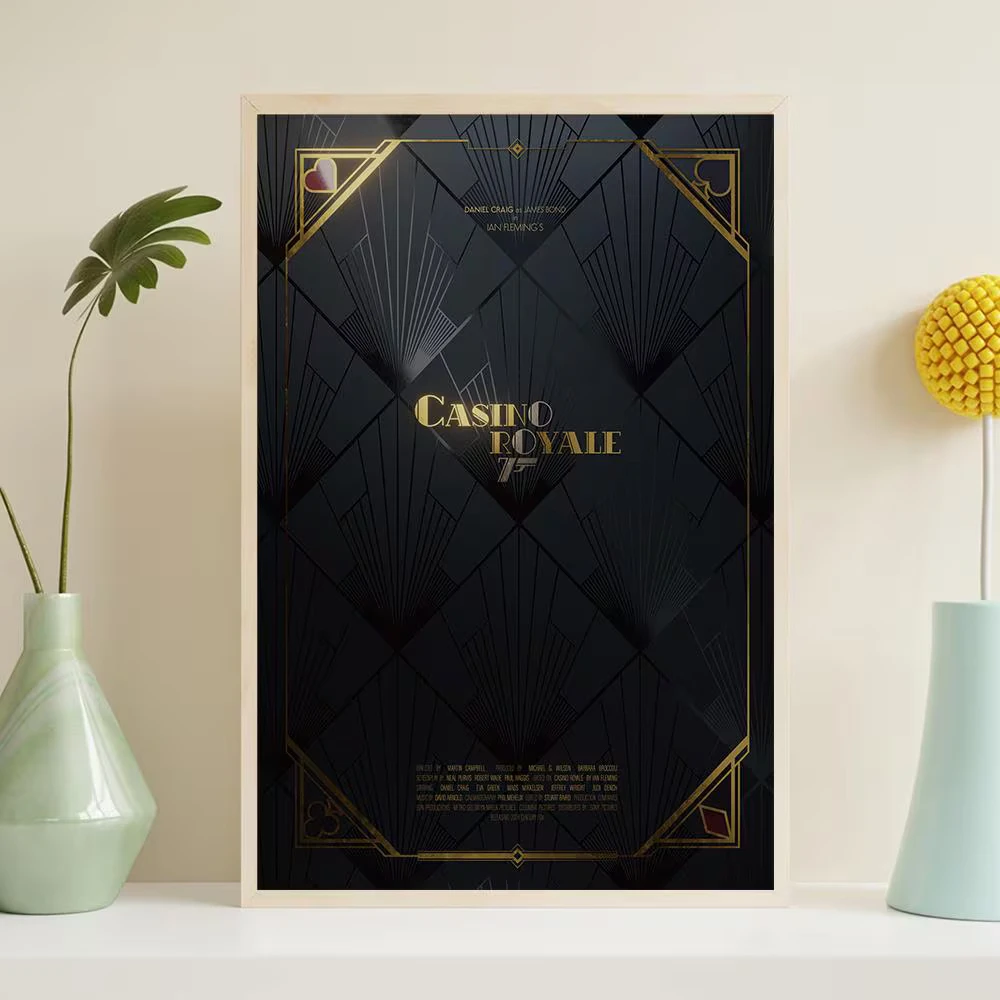 

C-Casino RRoyale Classic Vintage Movie Cool Gifts Vintage Poster Poster Prints Wall Art Canvas Oil Painting Room Home Decor Bar