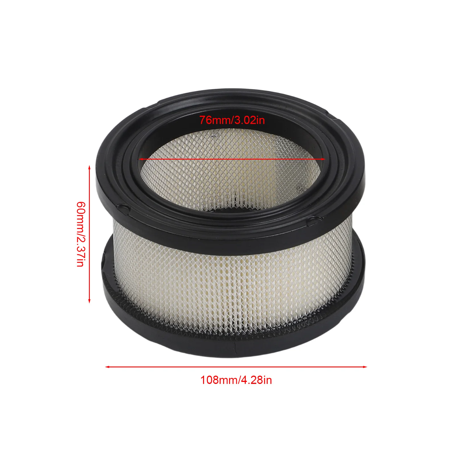 Air Compressor Intake Filter 2 Pack for Various Models Galvanized Steel Mesh and Paper for element for Long Lasting Use