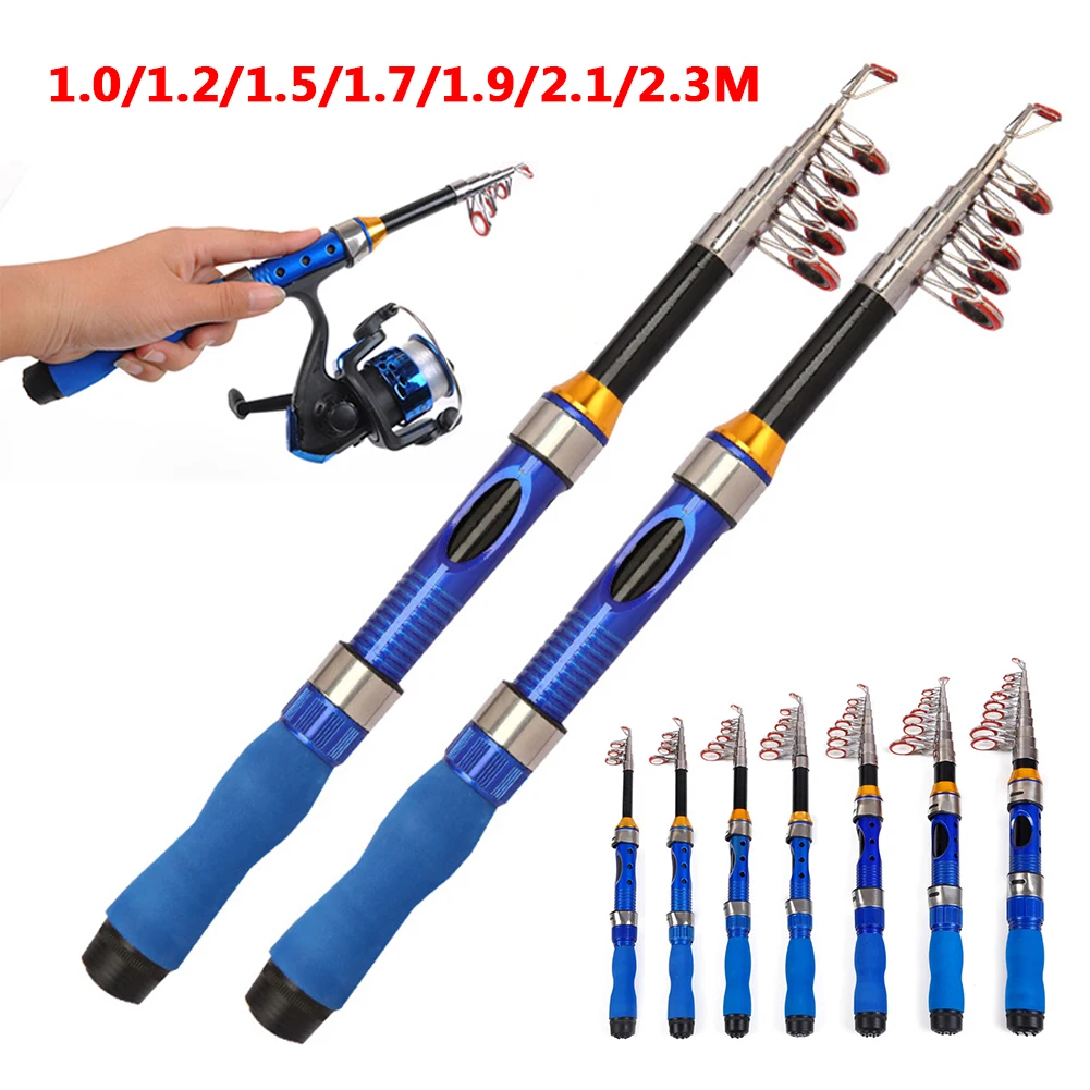 

Ultralight Telescopic Fishing Rod Outdoor Carp Fishing Tool FRP Spinning Rod Portable Fishing Pole Freshwater Saltwater Fishing