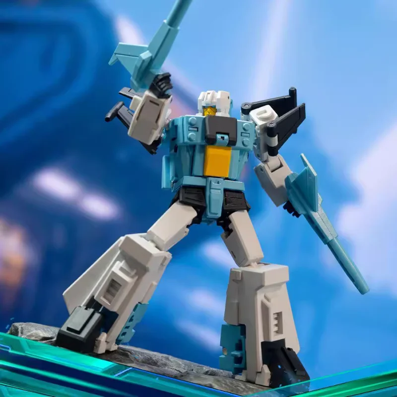 Jouets transformés DX9 MINI03 Little Zhuge Leader Warrior, poupée d'action Mecha originale à petit rapport