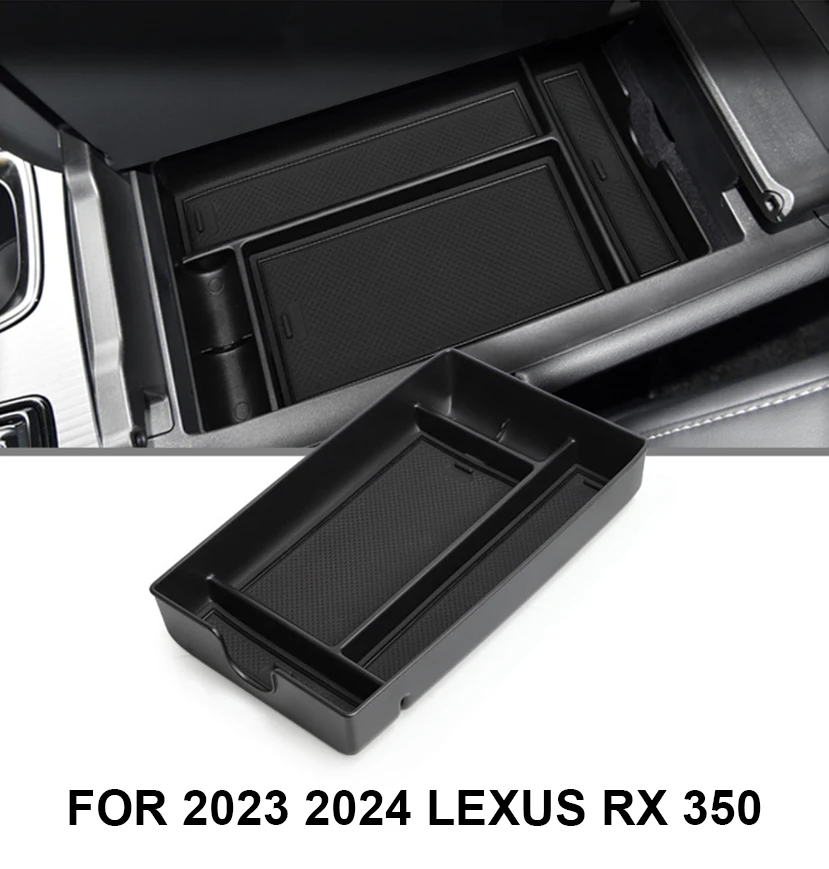 

Car Central Armrest Storage Box for Lexus RX 450h+ 500h 350 350h Hybrid 2023 2024 Center Sundries Packing Organizer Accessories