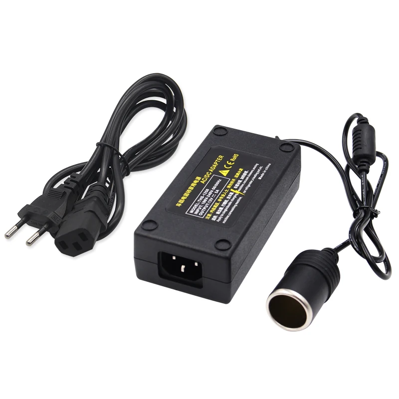 1pcs 12V 5A 60W Car Inverter Cigarette Lighter Adapter  for Auto Charger Socket Converter Power 110-240V EU US Plug