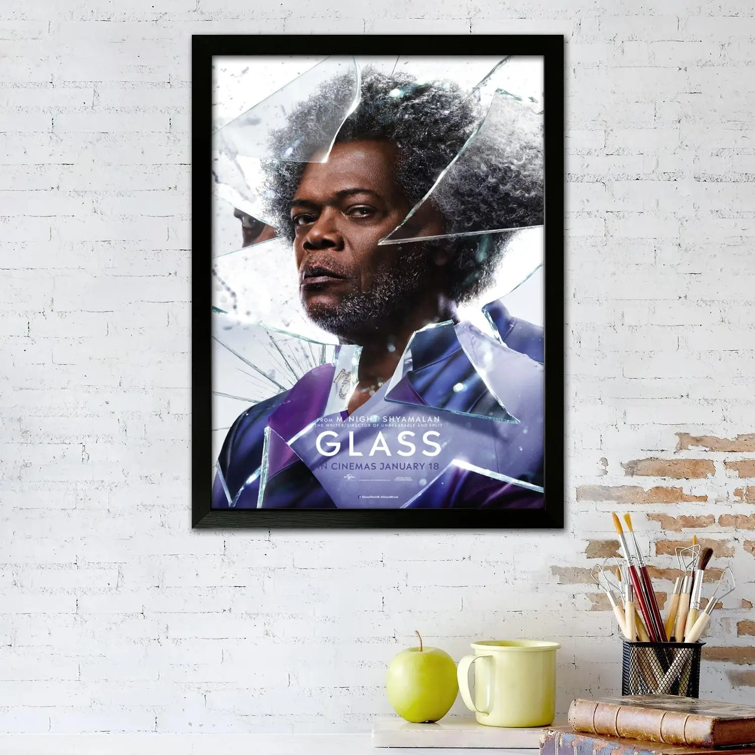 film samuel l jackson Canvas Art Poster and Wall Art, Picture Print, Modern Family, Bedroom Decor, Posters,Decorative painting