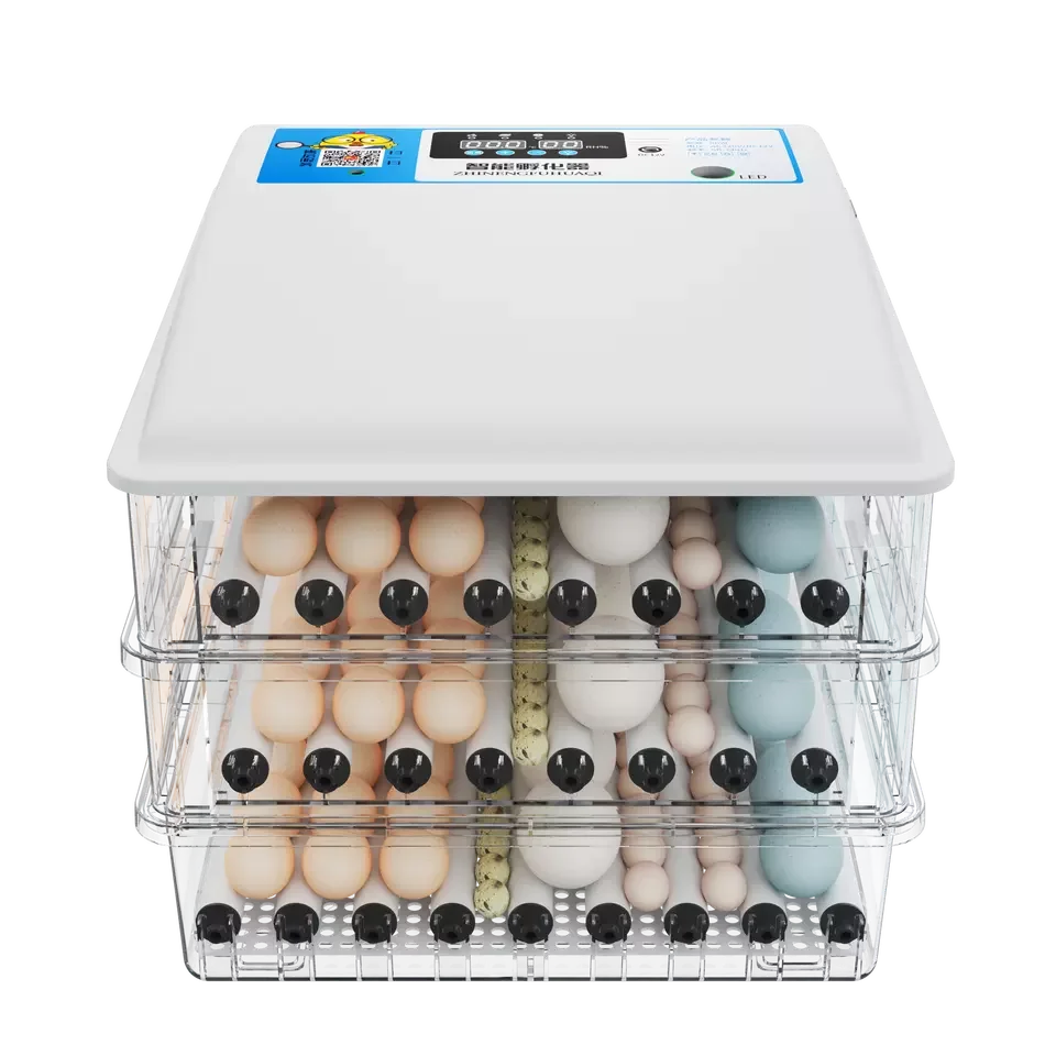 4 layers 256 egg capacity incubator for hatching chicks with drinker feeder accessories