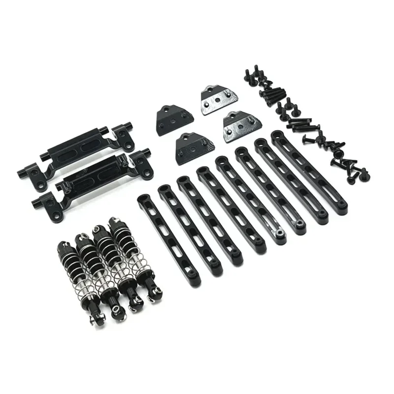 Metalen upgrade, stang, schokdemper, stangzitting, schokdemper, pak, voor Mn model 1/12 MN78 RC auto-onderdelen