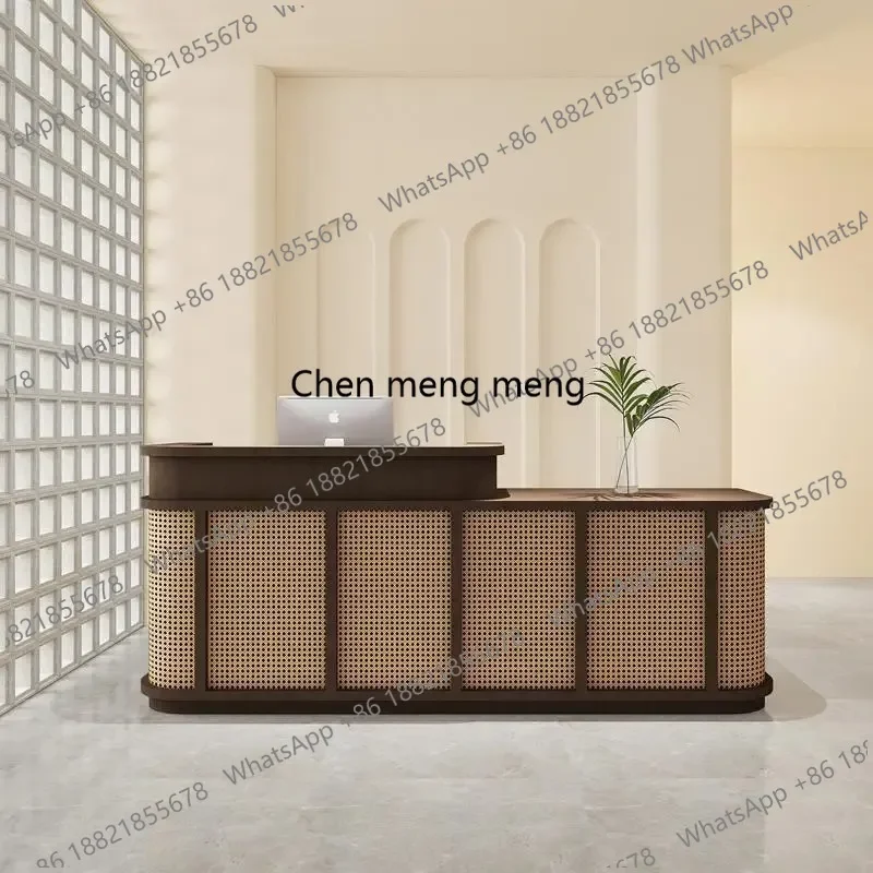 D80 Checkstand Vevor Reception Desks Counter Modern Coffee Shop Reception Desks Podium Artificial Board Furniture