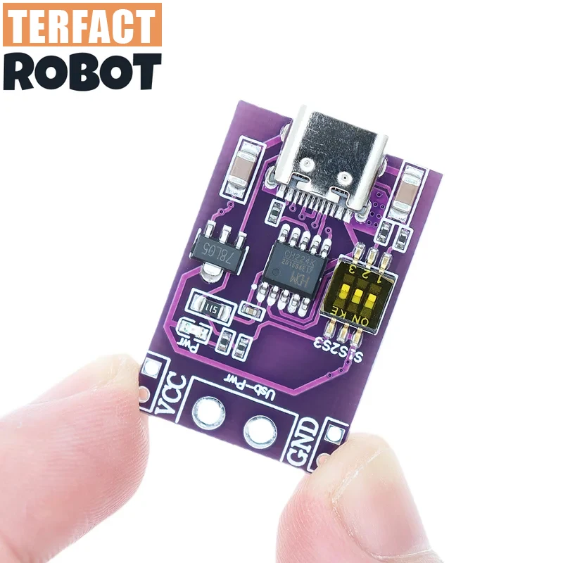 TERFACT  3pcs CH224K Module Type-C QC AFC PD2.0 PD3.0 to DC Spoof Scam Fast Charge Trigger Polling Detector 5V 9V 12V 15V 20V