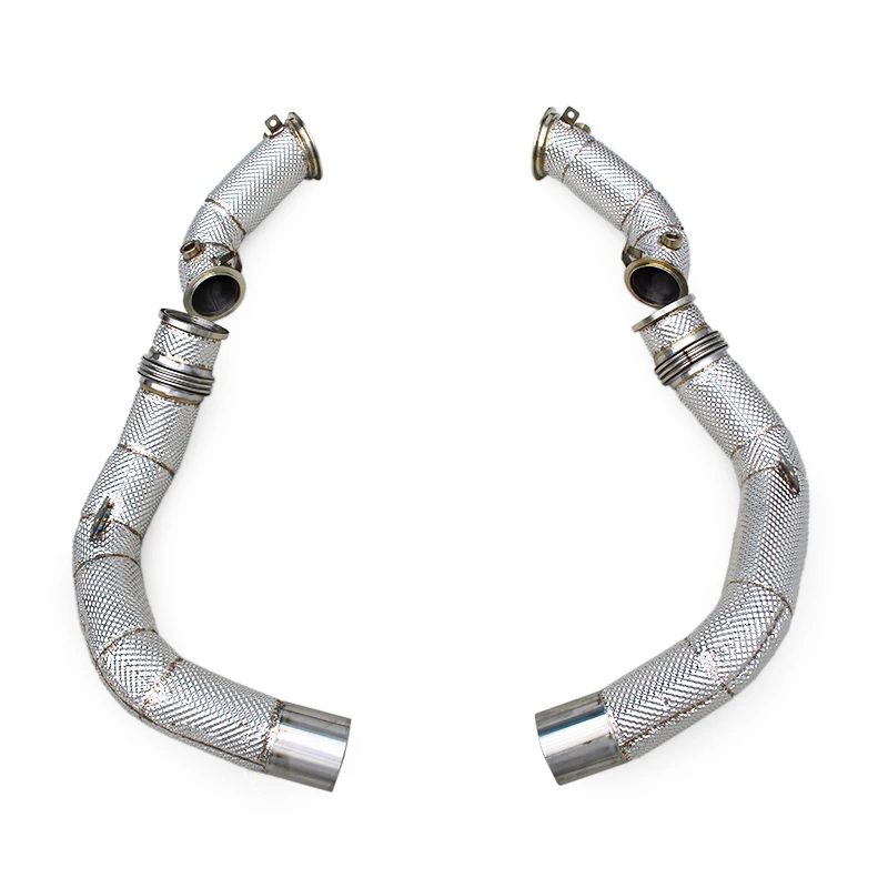 

Race Street Downpipe In Stock For BMW X5M/X6M F95/F96 4.4TT 2020+ Heat Shield Exhaust Pipe Free Flow Header Exhaust System