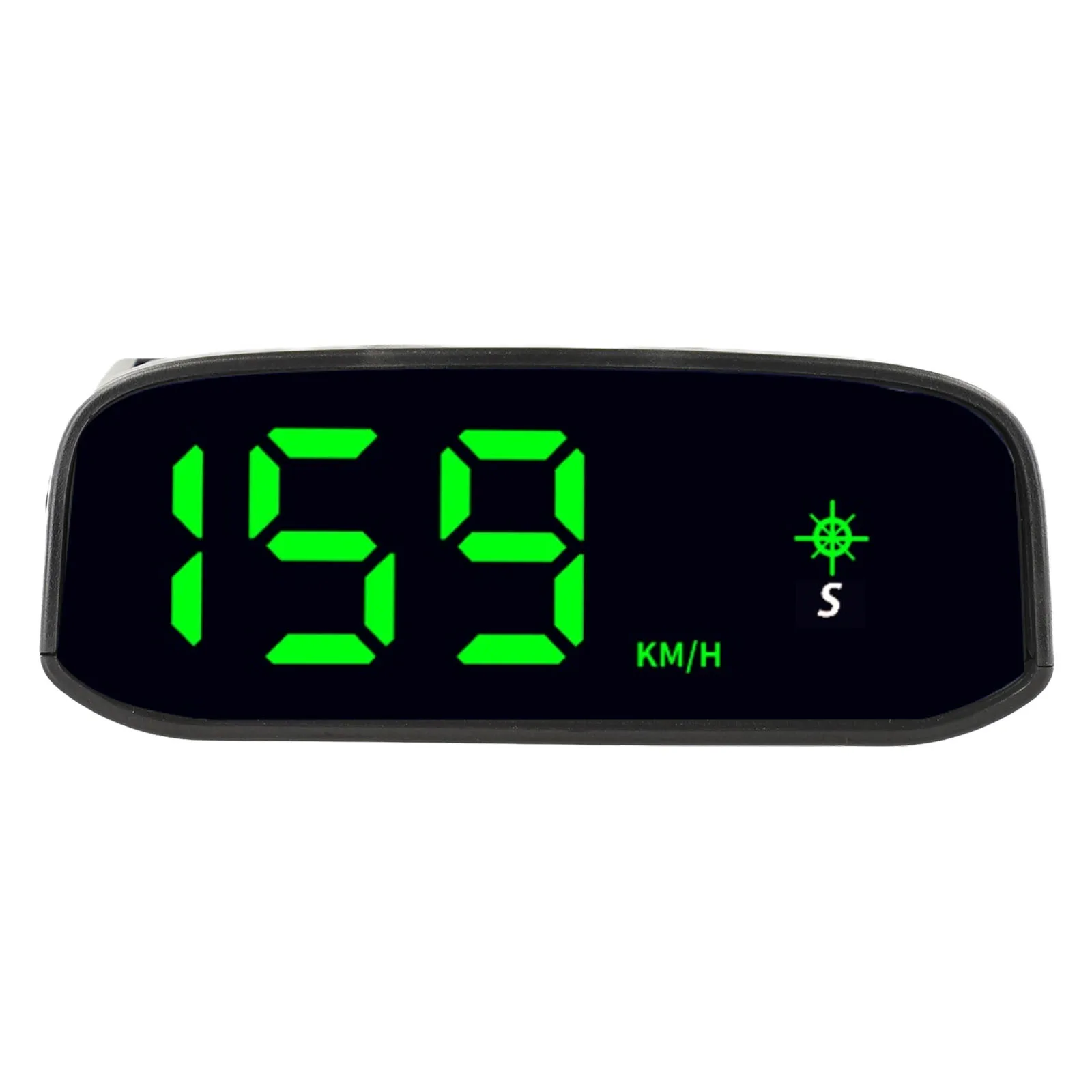 GPS Head Up Display Solar Digital Car Speedometer Intelligent Light Sensing HUD KM/H MP/H Display Auto Accessories