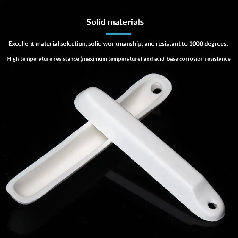 

5Pcs High Temperature Ship Type Porcelain Ark Smelting Boat For Gold Silver Bar Pouring & Casting Jewelry Making Smelting Tools