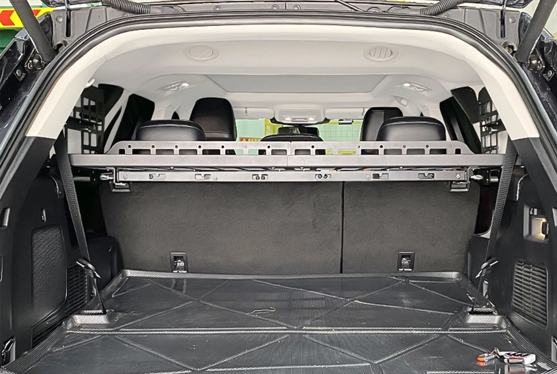 

For Ford Explorer 2020-2024 Modular Storage Panel Shelf Modification Rear Trunk Debris Rack Storage Molle panel