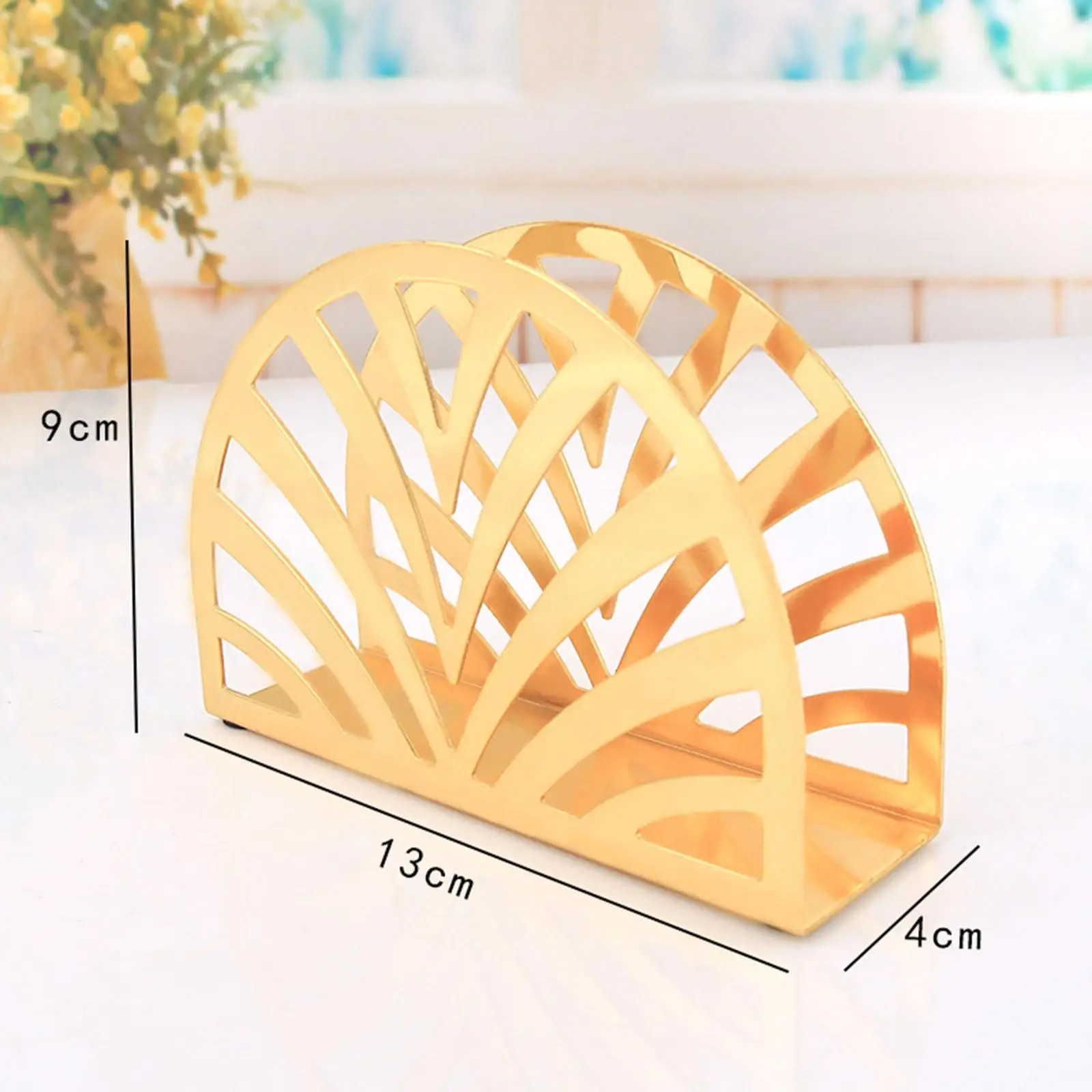 

Золотистая металлическая подставка для салфеток на стол, большая железная вешалка для полотенец, прочный органайзер для дома, вечеринок и фуршетов