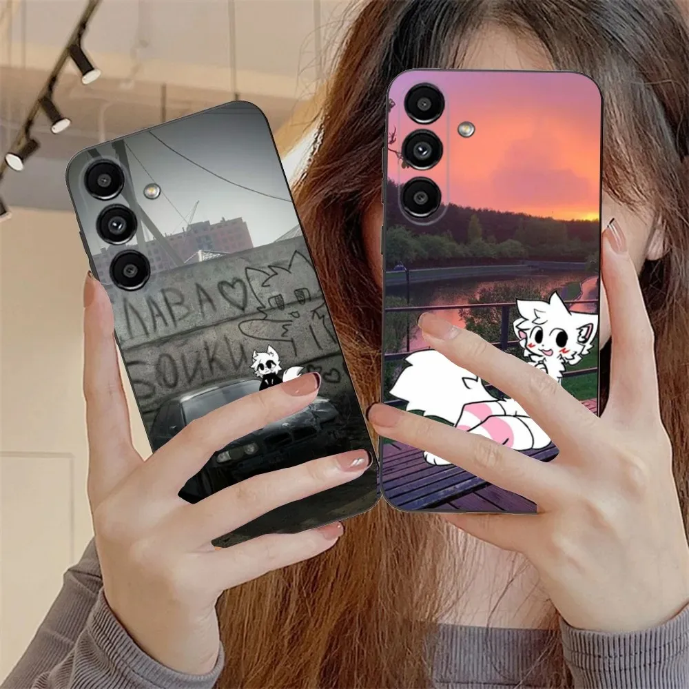 Boykisser Phone Case For Samsung S24,S21,S22,S23,S30,Ultra,S20,Plus,Fe,Lite,Note,10,9,5G Black Soft Cover