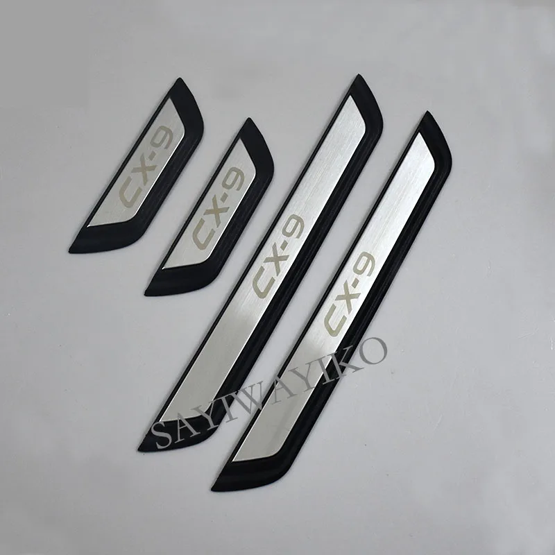 

FIT For Mazda CX-9 cx9 2020 2021 2022 Door Sill Scuff Plate Welcome Pedal Stainless Steel Car Styling Car Accessories