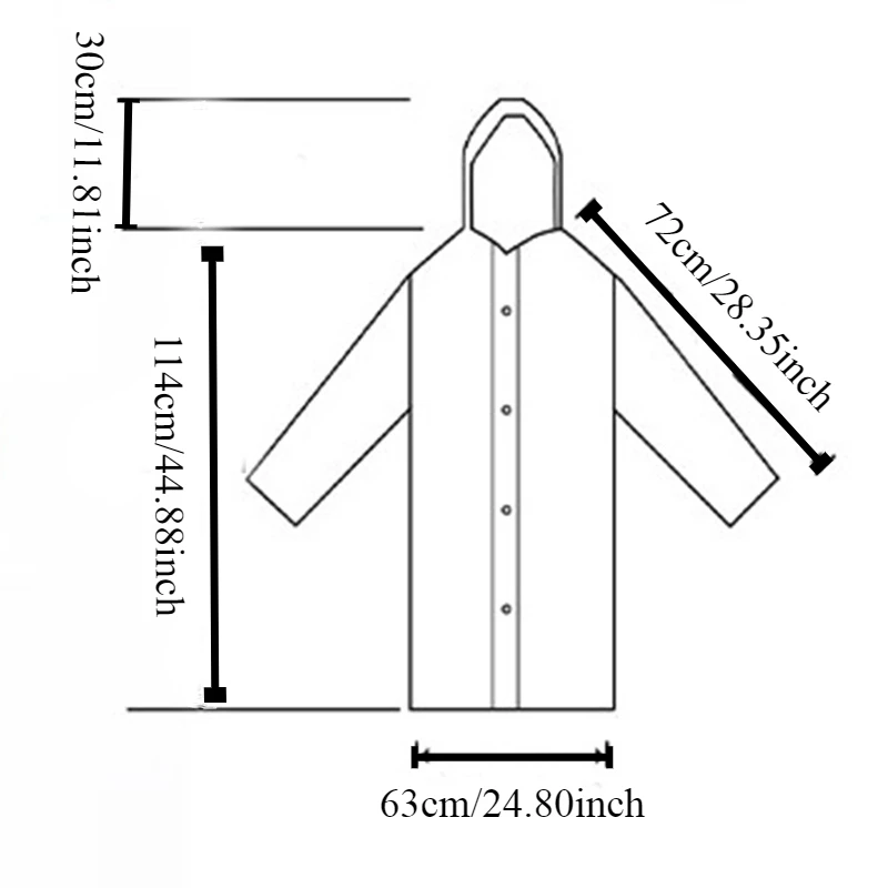 1/3/5PCS Gelber tragbarer Einweg-Regenmantel aus Kunststoff für Erwachsene Gelber Regenmantel mit Kapuze, wind- und regenfest, Angeln, Wandern, Radfahren – Detail 1