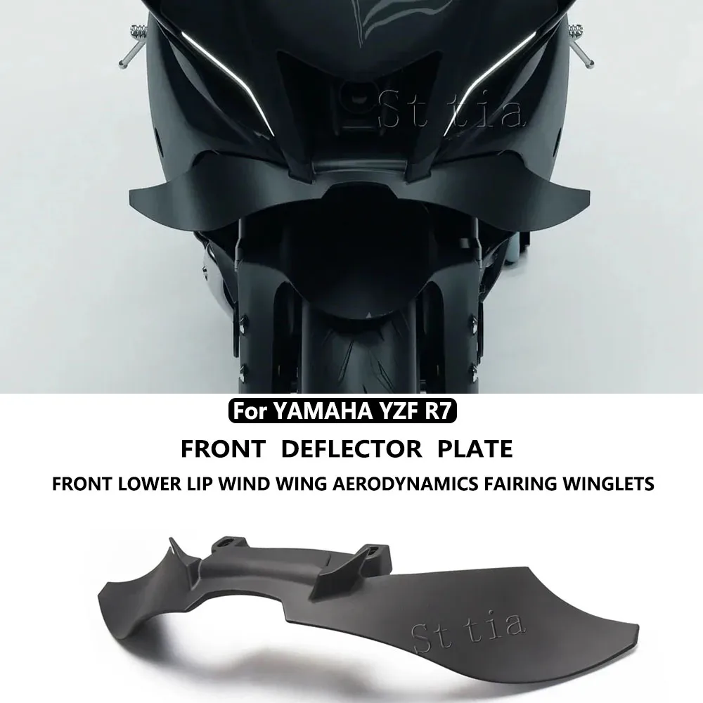 

For Yamaha R7 YZF R7 2022-2025 Wind Wing Aerodynamics Fairing Winglet GP WING Motorcycle Front Spoiler Lower spoiler Front Lip